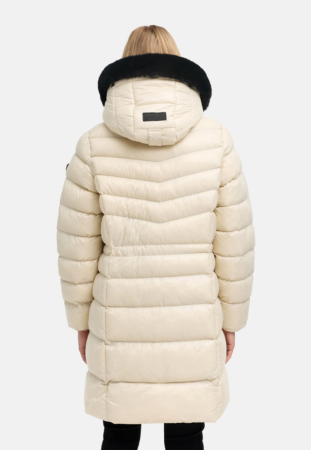 Navahoo Steppmantel »Lumeiaa 14« Warmer Damen Wintermantel mit Kunstfellbesatz