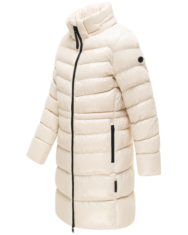 Navahoo Steppmantel »Lumeiaa 14« Warmer Damen Wintermantel mit Kunstfellbesatz