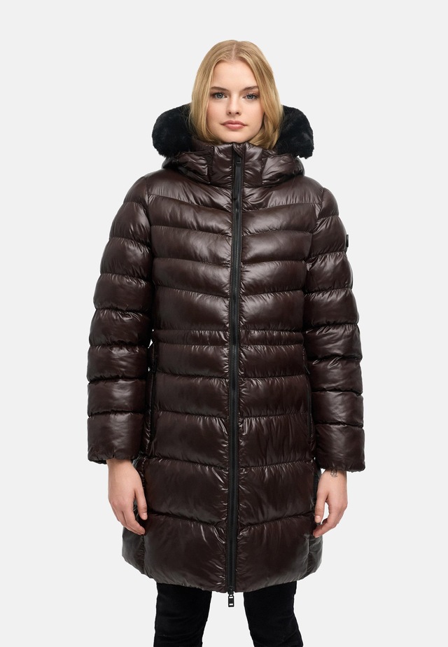 Navahoo Steppmantel »Lumeiaa 14« Warmer Damen Wintermantel mit Kunstfellbesatz