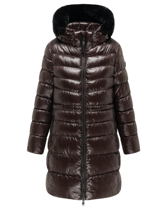 Navahoo Steppmantel »Lumeiaa 14« Warmer Damen Wintermantel mit Kunstfellbesatz