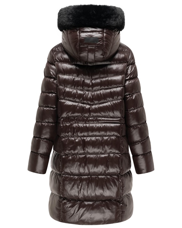 Navahoo Steppmantel »Lumeiaa 14« Warmer Damen Wintermantel mit Kunstfellbesatz