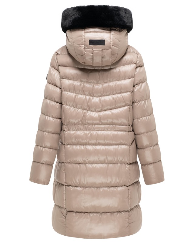 Navahoo Steppmantel »Lumeiaa 14« Warmer Damen Wintermantel mit Kunstfellbesatz