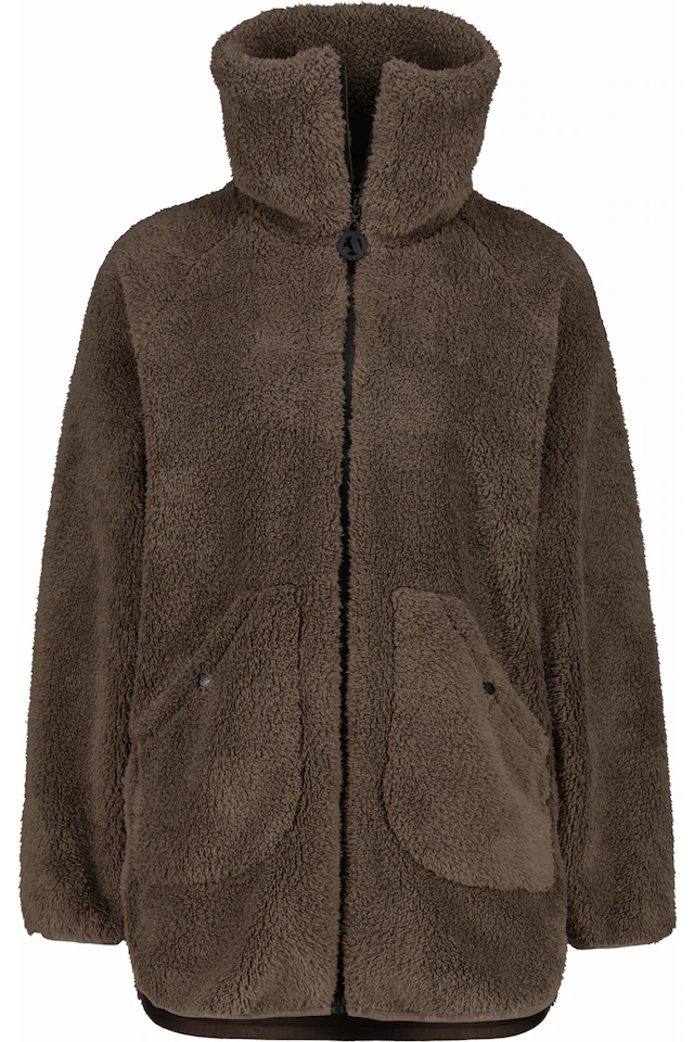 Alife & Kickin Fellimitatjacke »Damen SariaAK T Übergangsjacke, Jacke« Dichter Teddyfleece, hoher Stehkragen, zwei aufgesetzte Taschen