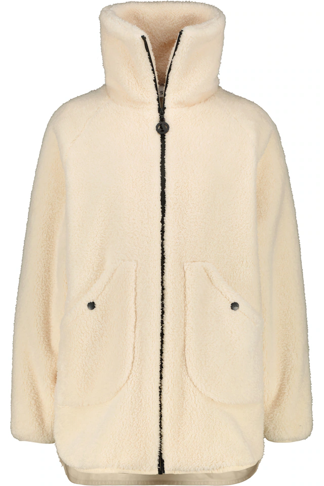 Alife & Kickin Fellimitatjacke »Damen SariaAK T Übergangsjacke, Jacke« Dichter Teddyfleece, hoher Stehkragen, zwei aufgesetzte Taschen