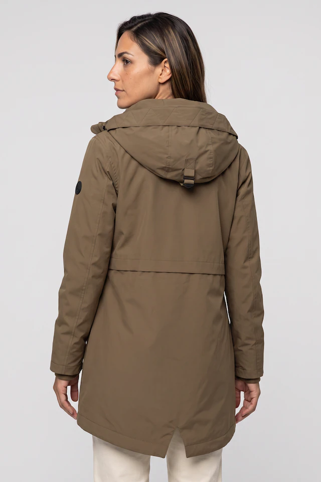 Alife & Kickin Winterjacke »Damen MaluAK A Winterjacke, Jacke« Kapuze am Stehkragen, Zwei-Wege-Reißverschluss, Regular Fit