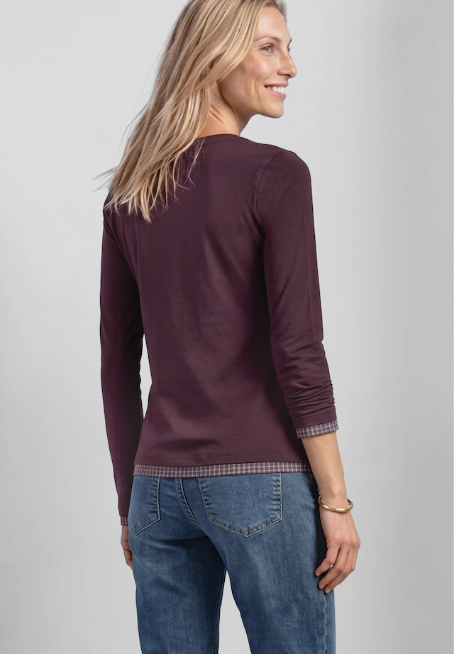 STREET ONE Langarmshirt mit Rundhalsausschnitt