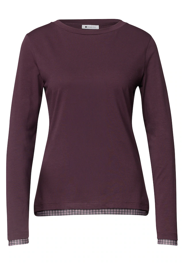 STREET ONE Langarmshirt mit Rundhalsausschnitt