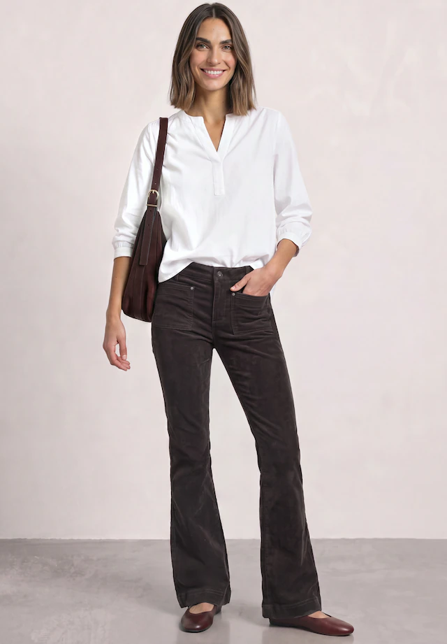 STREET ONE Cordhose High Waist