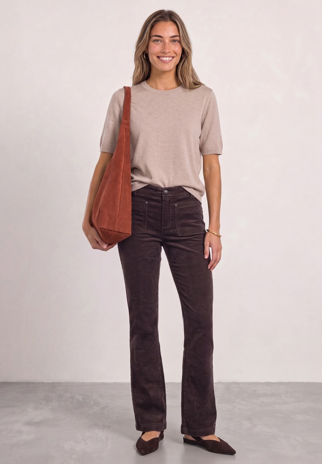 STREET ONE Cordhose High Waist