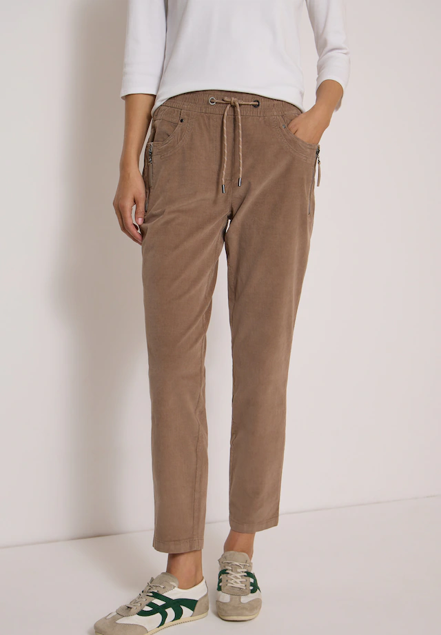 Cecil Stoffhose »Style Tracey« Elastischer Bund mit Tunnelzug / Slim Leg