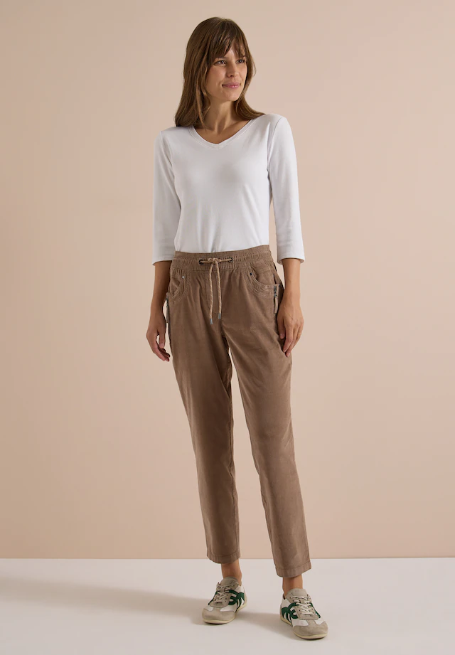 Cecil Cordhose mit Elastikbund