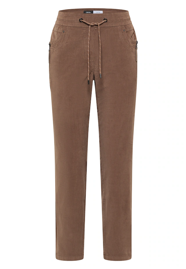 Cecil Stoffhose »Style Tracey« Elastischer Bund mit Tunnelzug / Slim Leg