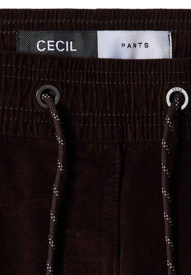 Cecil Stoffhose »Style Tracey« Elastischer Bund mit Tunnelzug / Slim Leg
