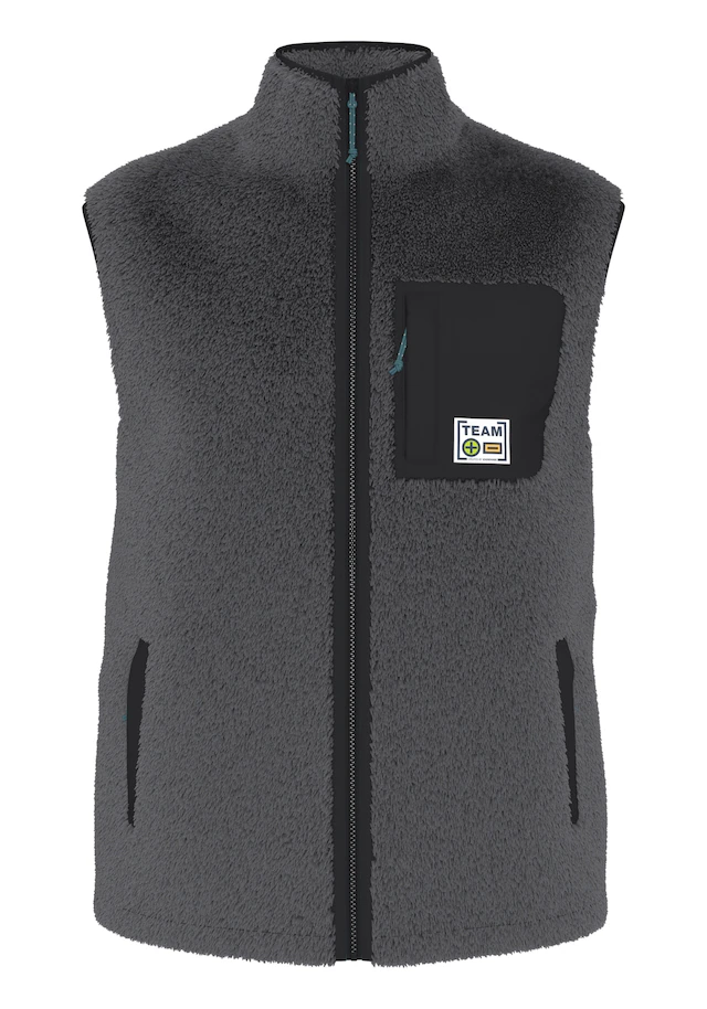 Chiemsee Fleeceweste - aus kuscheligem Sherpa-Fleece