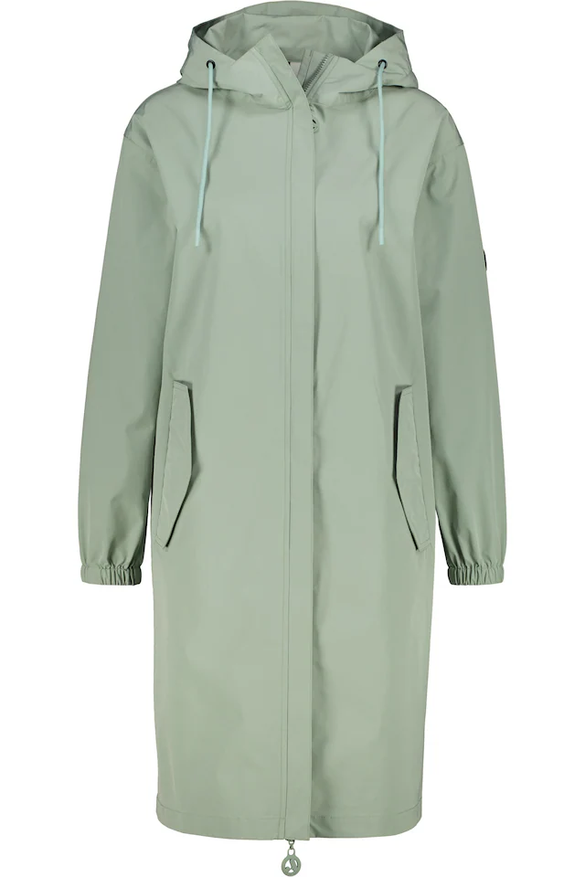 Alife & Kickin Regenjacke »Damen TirilAK A Regenjacke, Jacke« Wasserabweisend, Kapuze mit Kordelzug, Zwei-Wege-Reißverschluss