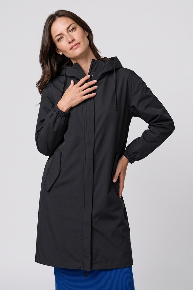 Alife & Kickin Regenjacke »Damen TirilAK A Regenjacke, Jacke« Wasserabweisend, Kapuze mit Kordelzug, Zwei-Wege-Reißverschluss