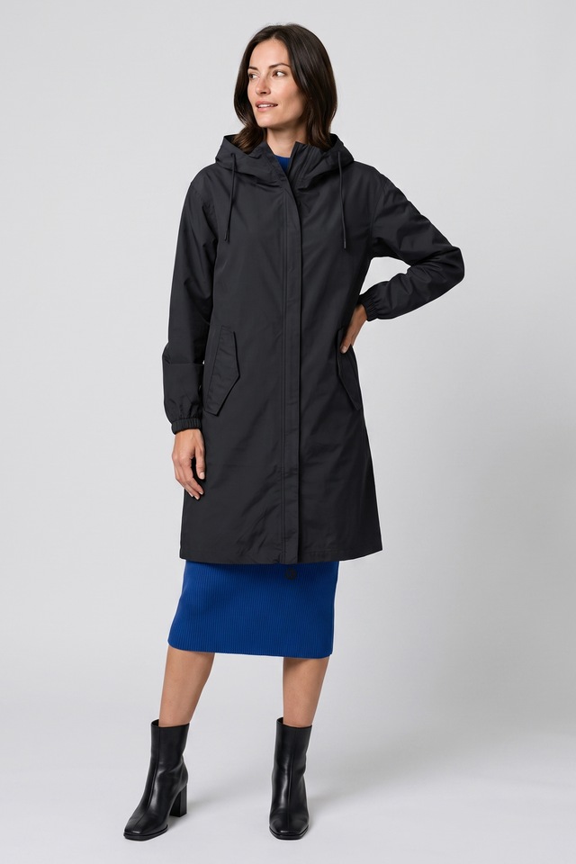 Alife & Kickin Regenjacke »Damen TirilAK A Regenjacke, Jacke« Wasserabweisend, Kapuze mit Kordelzug, Zwei-Wege-Reißverschluss