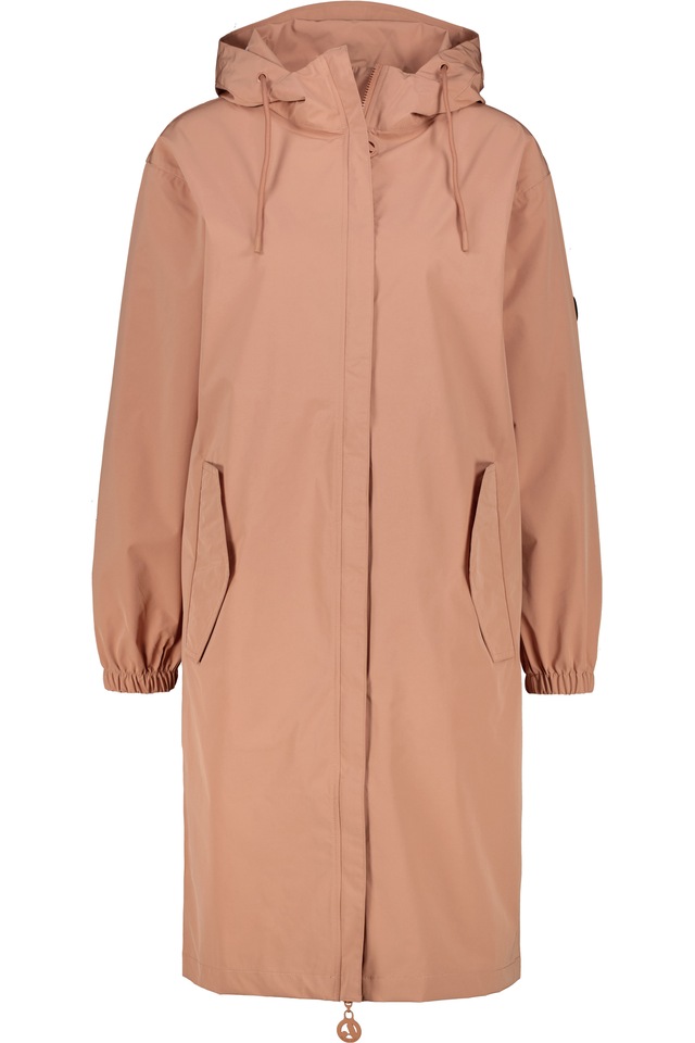 Alife & Kickin Regenjacke »Damen TirilAK A Regenjacke, Jacke« Wasserabweisend, Kapuze mit Kordelzug, Zwei-Wege-Reißverschluss