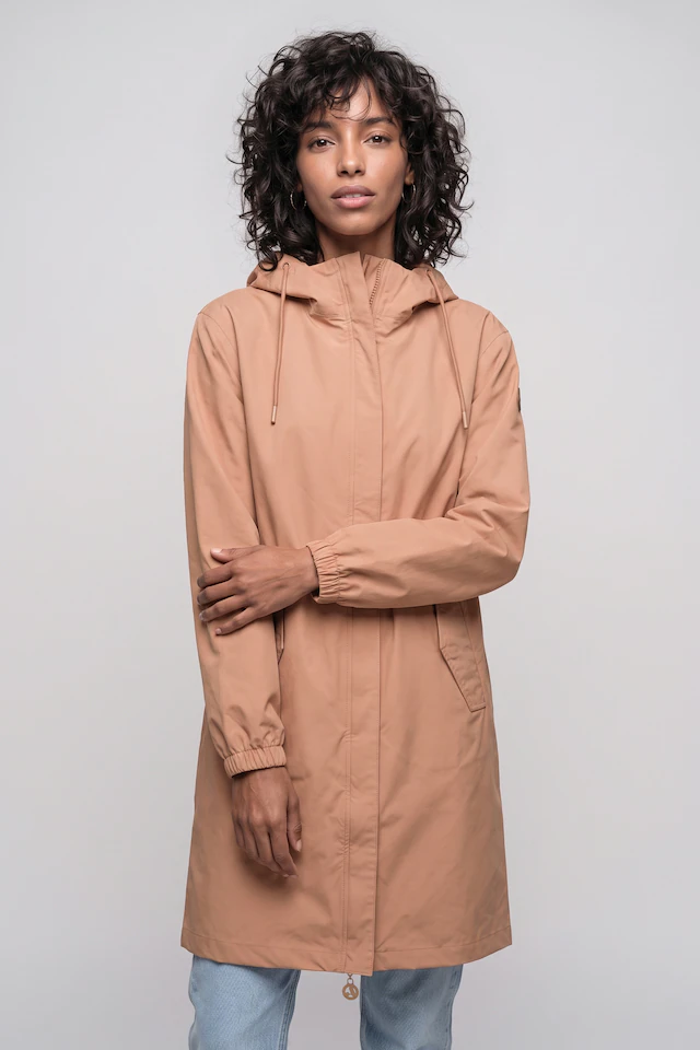 Alife & Kickin Regenjacke »Damen TirilAK A Regenjacke, Jacke« Wasserabweisend, Kapuze mit Kordelzug, Zwei-Wege-Reißverschluss