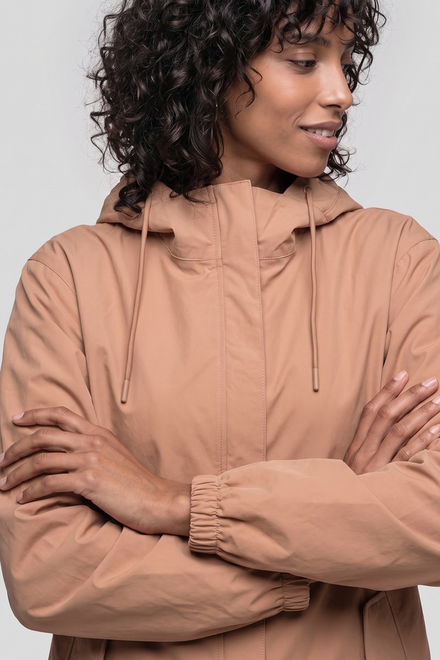 Alife & Kickin Regenjacke »Damen TirilAK A Regenjacke, Jacke« Wasserabweisend, Kapuze mit Kordelzug, Zwei-Wege-Reißverschluss