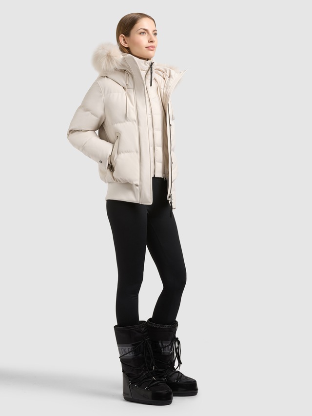 khujo Steppjacke »PADME WITH FUR - 2IN1« mit Kapuze