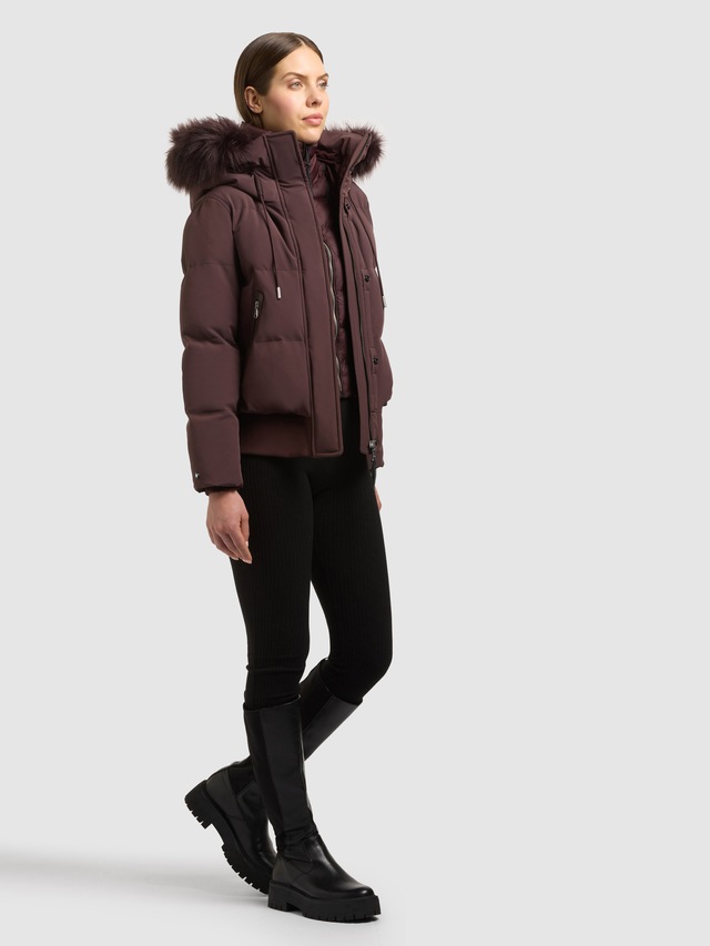 khujo Steppjacke »PADME WITH FUR - 2IN1« mit Kapuze