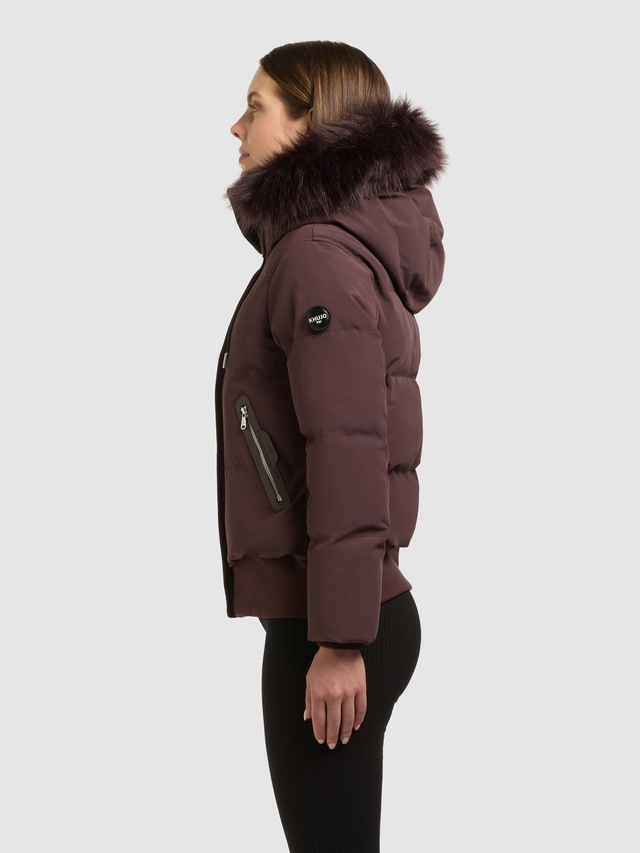 khujo Steppjacke »PADME WITH FUR - 2IN1« mit Kapuze