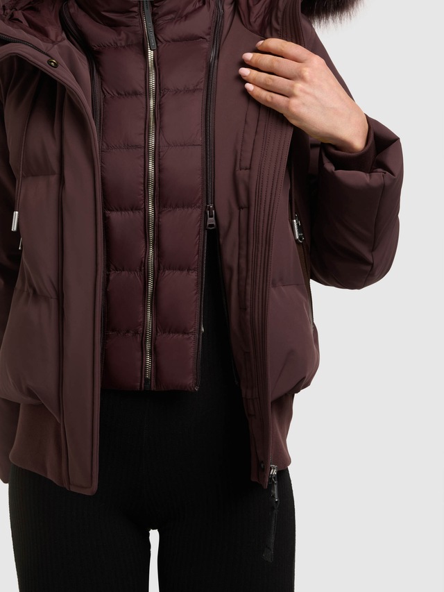 khujo Steppjacke »PADME WITH FUR - 2IN1« mit Kapuze