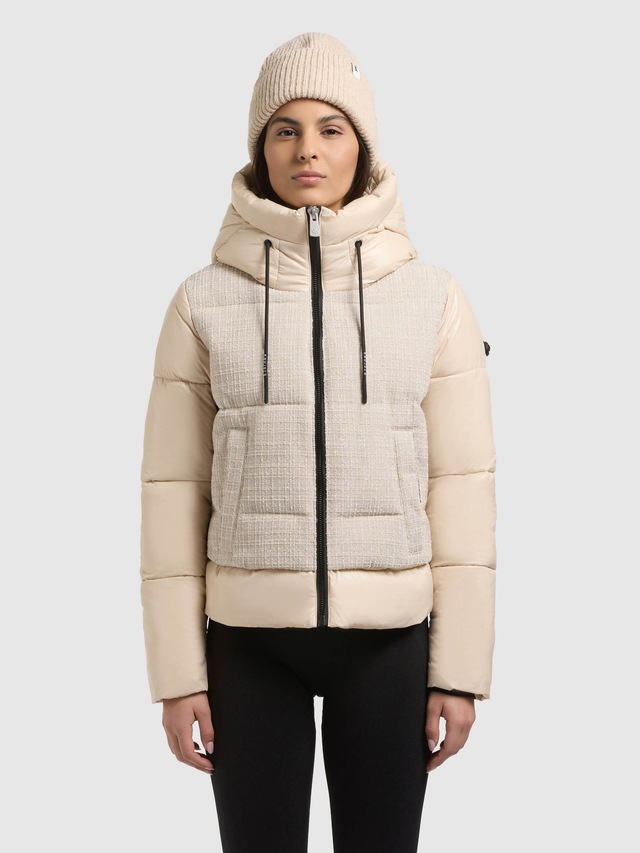 khujo Steppjacke »GRIEDA« mit Kapuze
