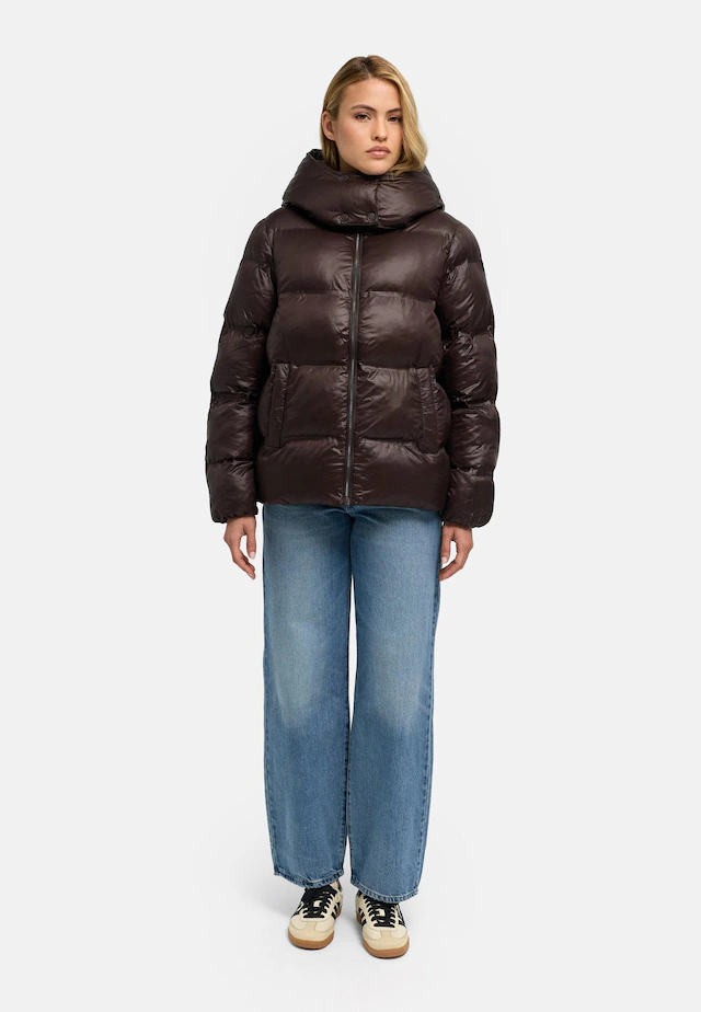 Navahoo Steppjacke »Snow-Frame 14« mit Kapuze Damen Winterjacke mit abnehmbarer Kapuze