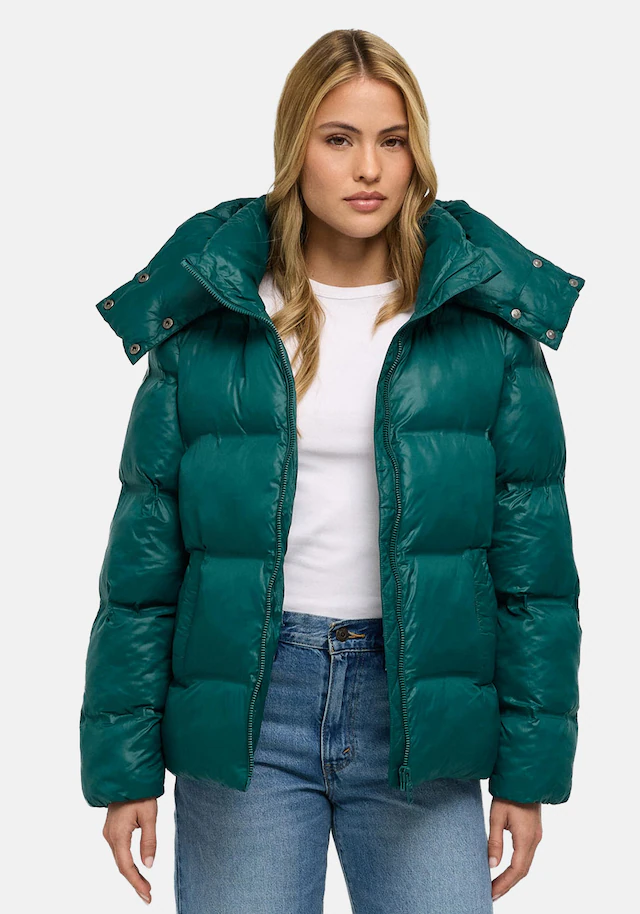 Navahoo Steppjacke »Snow-Frame 14« mit Kapuze Damen Winterjacke mit abnehmbarer Kapuze
