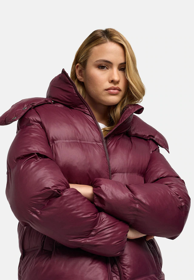 Navahoo Steppjacke »Snow-Frame 14« mit Kapuze Damen Winterjacke mit abnehmbarer Kapuze