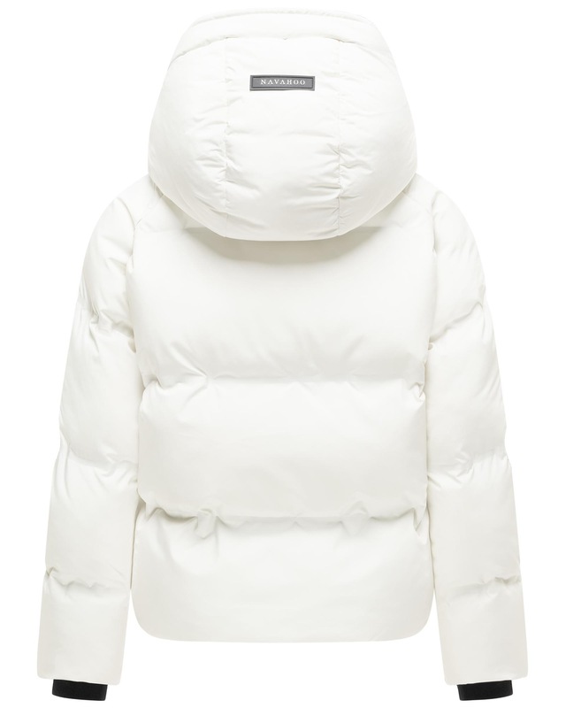 Navahoo Winterjacke »Petit-Puffy 14« mit Kapuze Damen Jacke mit verschweißter Steppung