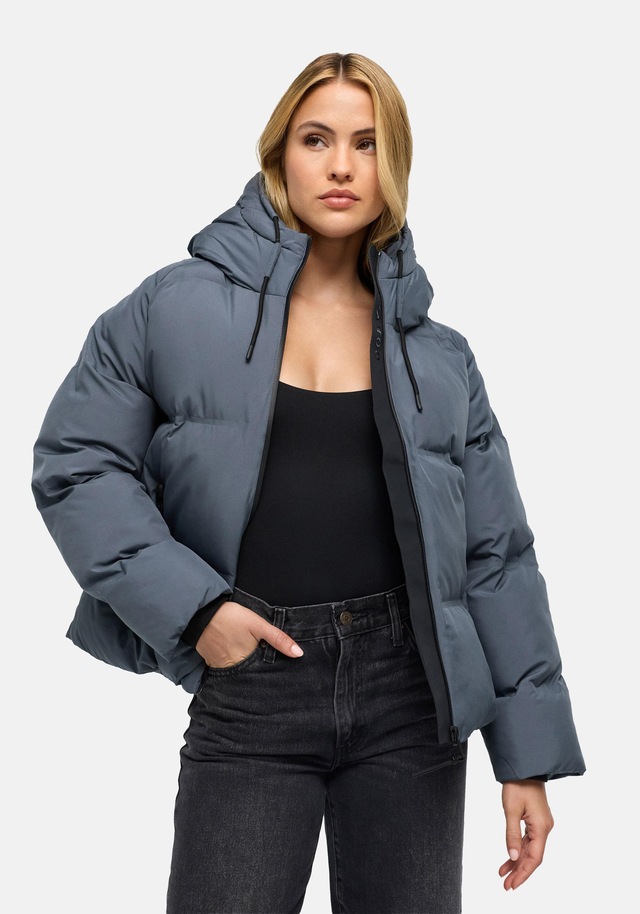 Navahoo Winterjacke »Petit-Puffy 14« mit Kapuze Damen Jacke mit verschweißter Steppung
