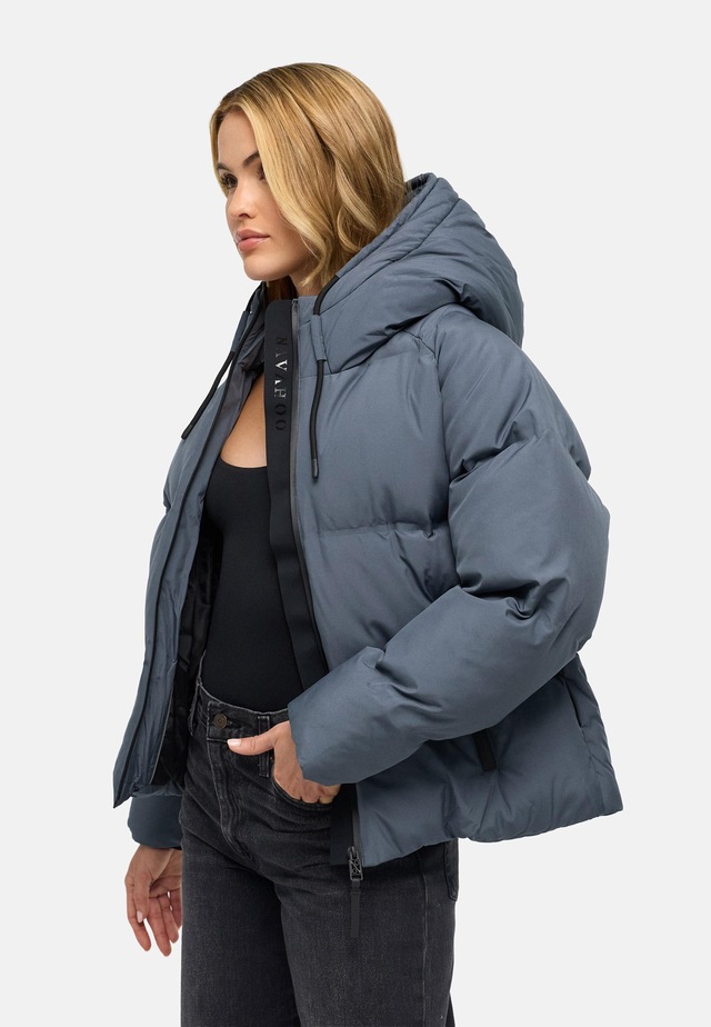 Navahoo Winterjacke »Petit-Puffy 14« mit Kapuze Damen Jacke mit verschweißter Steppung