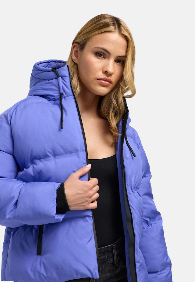 Navahoo Winterjacke »Petit-Puffy 14« mit Kapuze Damen Jacke mit verschweißter Steppung
