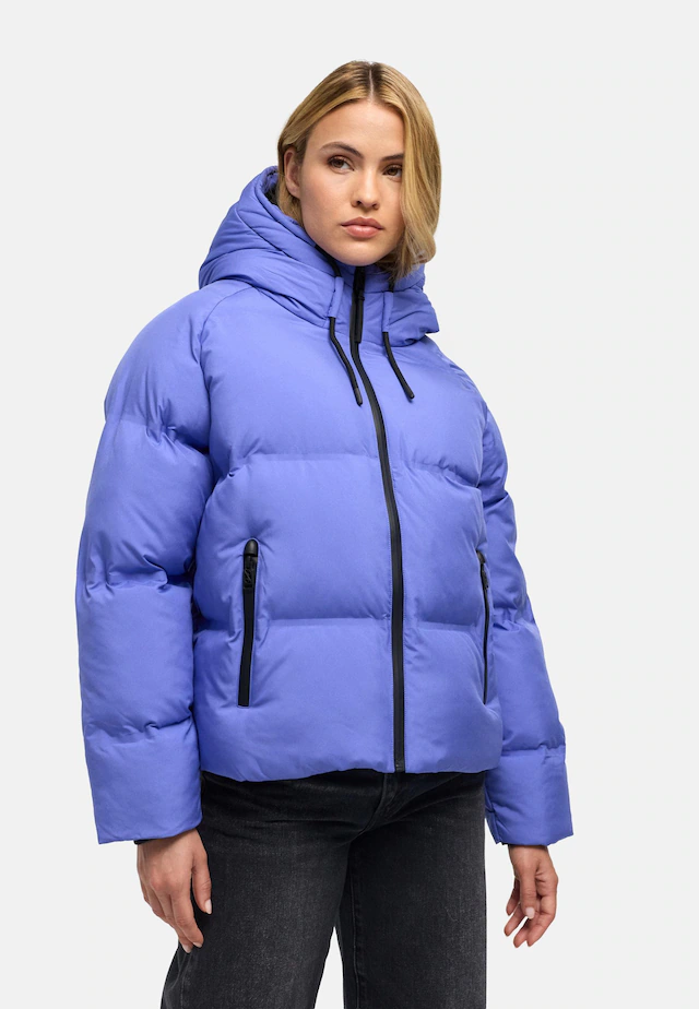 Navahoo Winterjacke »Petit-Puffy 14« mit Kapuze Damen Jacke mit verschweißter Steppung