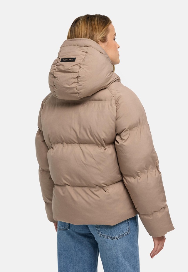 Navahoo Winterjacke »Petit-Puffy 14« mit Kapuze Damen Jacke mit verschweißter Steppung