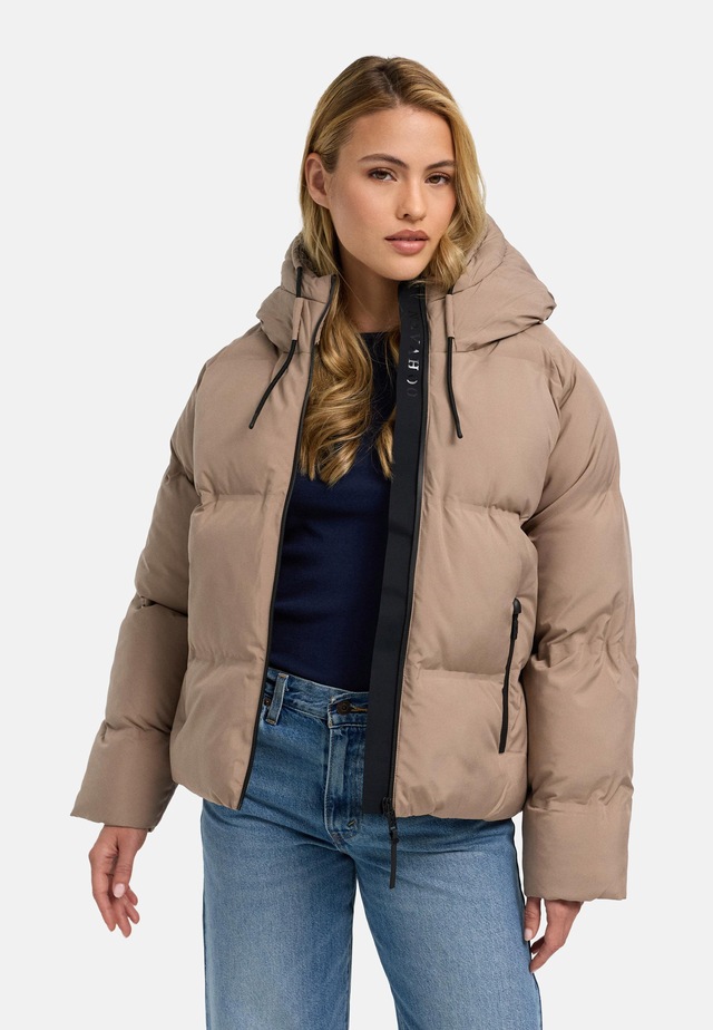 Navahoo Winterjacke »Petit-Puffy 14« mit Kapuze Damen Jacke mit verschweißter Steppung