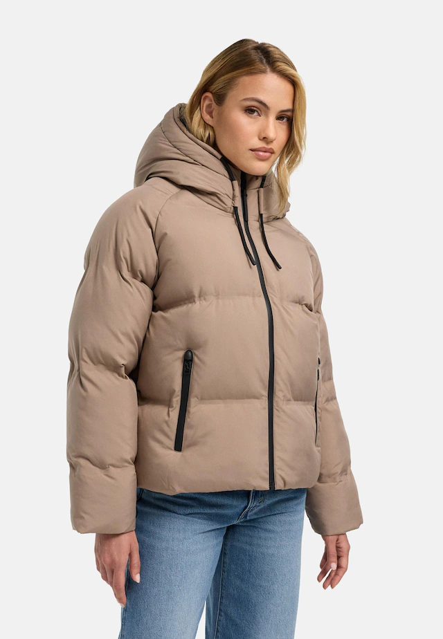Navahoo Winterjacke »Petit-Puffy 14« mit Kapuze Damen Jacke mit verschweißter Steppung