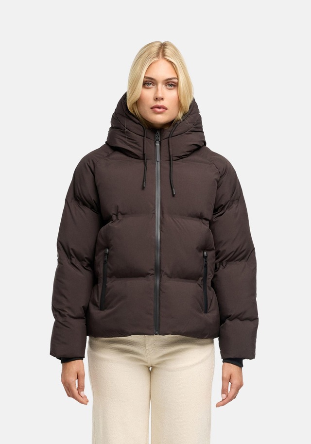 Navahoo Winterjacke »Petit-Puffy 14« mit Kapuze Damen Jacke mit verschweißter Steppung