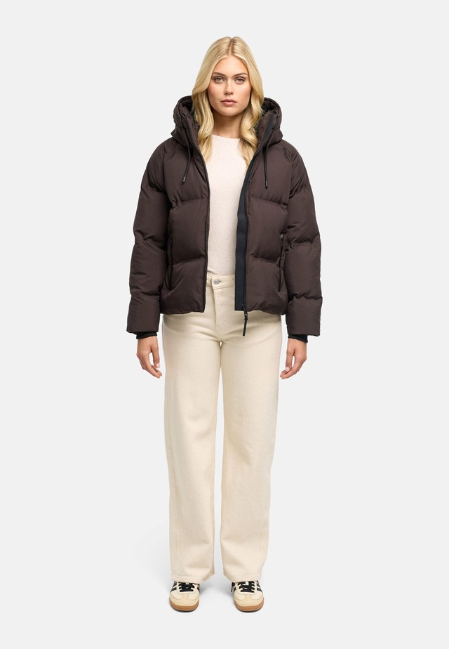 Navahoo Winterjacke »Petit-Puffy 14« mit Kapuze Damen Jacke mit verschweißter Steppung