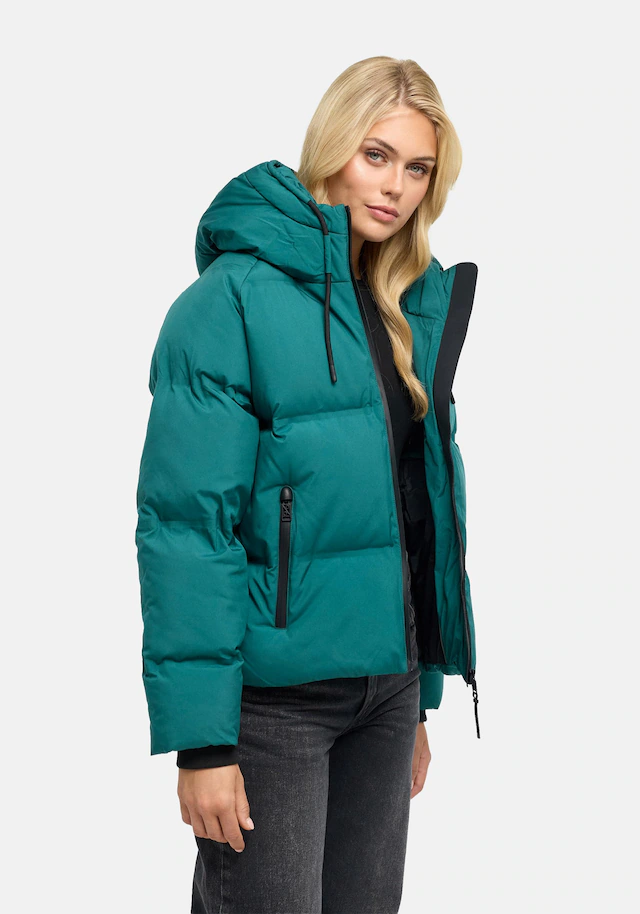Navahoo Winterjacke »Petit-Puffy 14« mit Kapuze Damen Jacke mit verschweißter Steppung