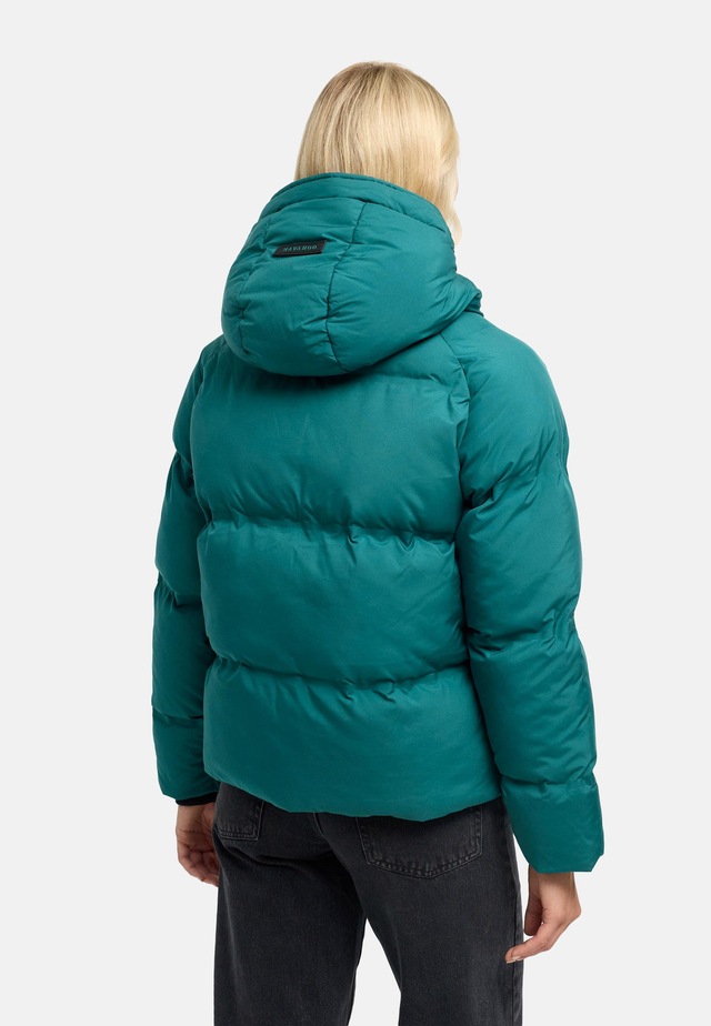 Navahoo Winterjacke »Petit-Puffy 14« mit Kapuze Damen Jacke mit verschweißter Steppung