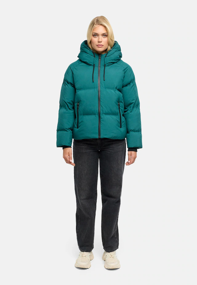 Navahoo Winterjacke »Petit-Puffy 14« mit Kapuze Damen Jacke mit verschweißter Steppung