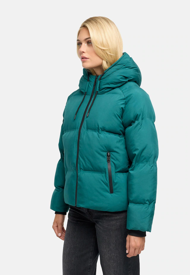 Navahoo Winterjacke »Petit-Puffy 14« mit Kapuze Damen Jacke mit verschweißter Steppung