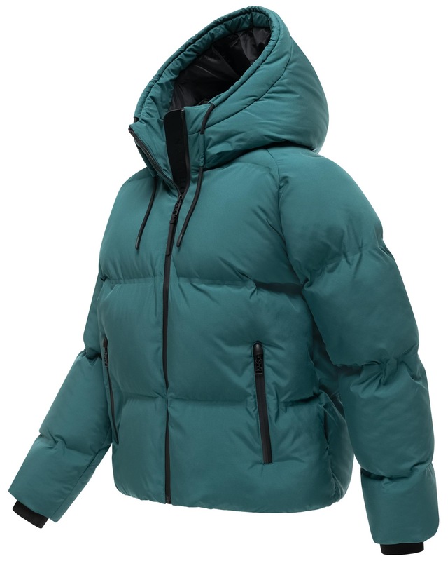 Navahoo Winterjacke »Petit-Puffy 14« mit Kapuze Damen Jacke mit verschweißter Steppung