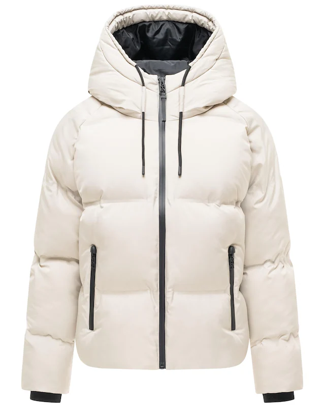Navahoo Winterjacke »Petit-Puffy 14« mit Kapuze Damen Jacke mit verschweißter Steppung