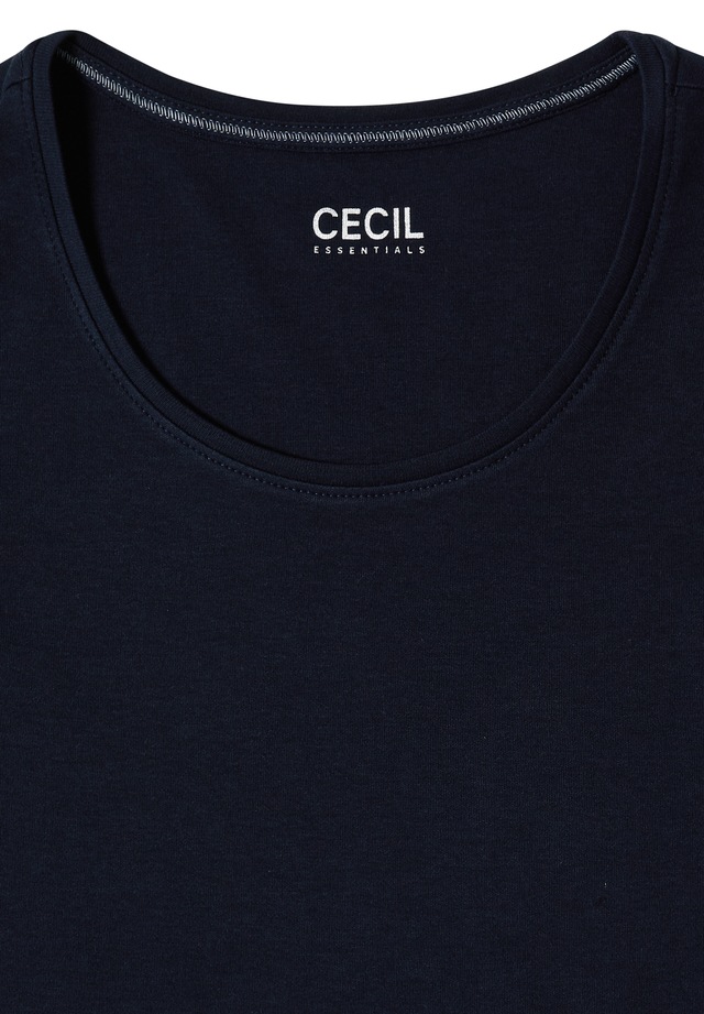 Cecil Langarmshirt aus reiner Baumwolle