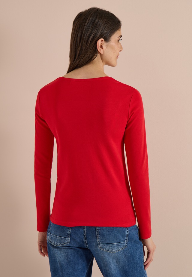 Cecil Langarmshirt aus reiner Baumwolle